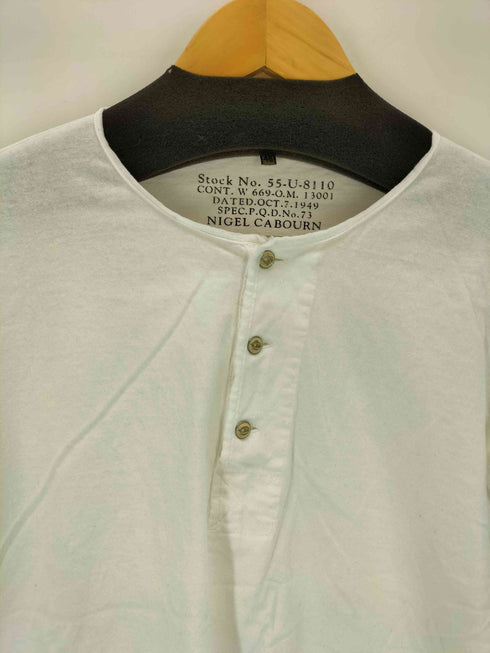 ナイジェルケーボン NIGEL CABOURN 50S HENLEY NECK SHIRT メンズ JPN:48