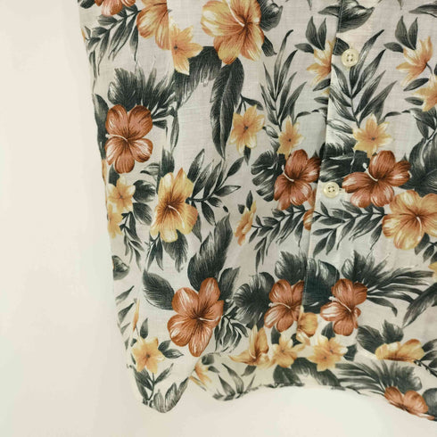 フリーマンズスポーティングクラブ FREEMANS SPORTING CLUB リネン アロハシャツ メンズ JPN:S