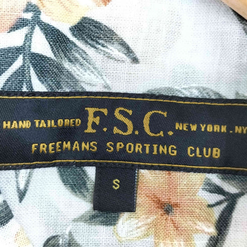 フリーマンズスポーティングクラブ FREEMANS SPORTING CLUB リネン アロハシャツ メンズ JPN:S
