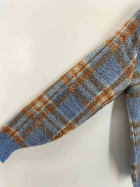 ペンドルトン PENDLETON 50-60s USA製 Vネックチェックニット メンズ JPN:M