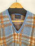 ペンドルトン PENDLETON 50-60s USA製 Vネックチェックニット メンズ JPN:M