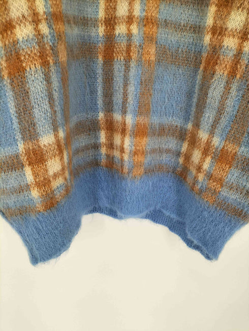 ペンドルトン PENDLETON 50-60s USA製 Vネックチェックニット メンズ JPN:M