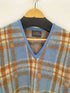 ペンドルトン PENDLETON 50-60s USA製 Vネックチェックニット メンズ JPN:M