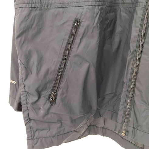 ポロジーンズカンパニーラルフローレン POLO JEANS COMPANY RALPH LAUREN 00s ロゴ刺繍 フード収納可 八の字ジップ ナイロンジャケット メンズ import:L