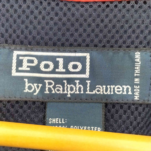 ポロバイラルフローレン Polo by RALPH LAUREN 90-00s POLO GOLF 刺繍 ハーフジップ プルオーバー メンズ import:M