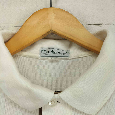 バーバリーズ BURBERRYS ホース刺繍ロゴ 裏地ノヴァチェック ポロシャツ メンズ L