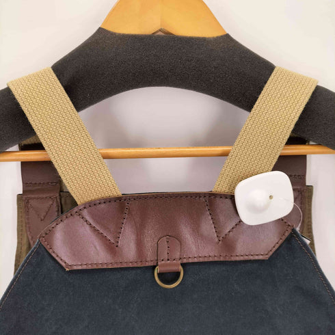 AKIRA CRAFT フロントジップ ダックワークベスト メンズ