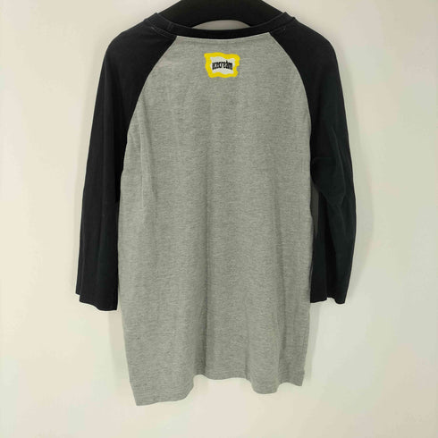 ビリオネアボーイズクラブ Billionaire Boys Club ICECREAM チェリー スカル プリント ラグランスリーブ Q/S Tシャツ メンズ JPN:L