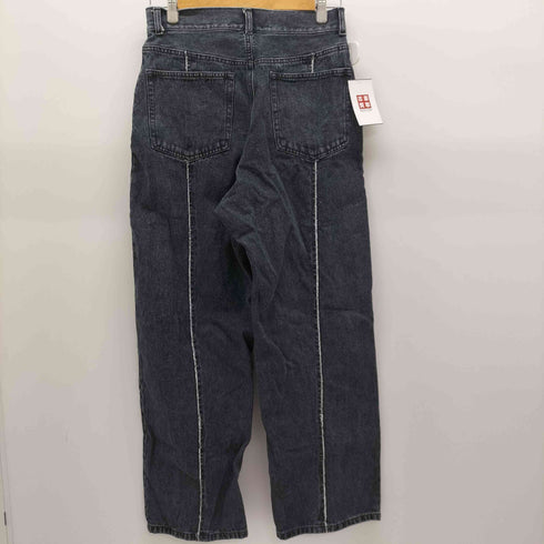 モノマート MONO-MART ヴィンテージメイクフリンジ セミワイドストレートデニムパンツ メンズ JPN:S