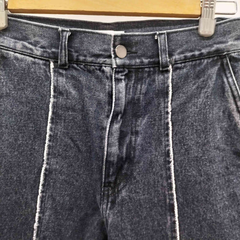 モノマート MONO-MART ヴィンテージメイクフリンジ セミワイドストレートデニムパンツ メンズ JPN:S