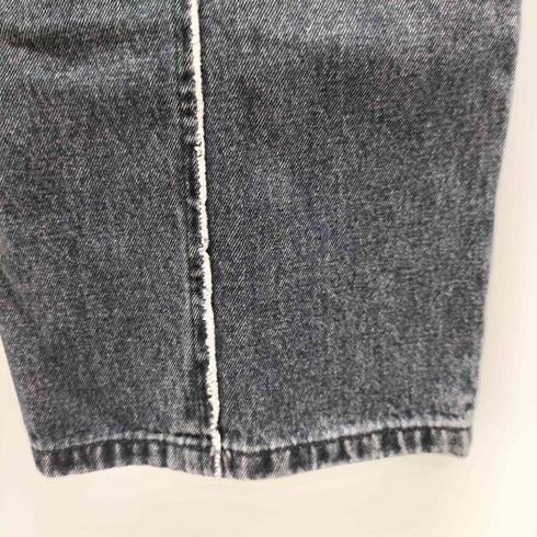 モノマート MONO-MART ヴィンテージメイクフリンジ セミワイドストレートデニムパンツ メンズ JPN:S