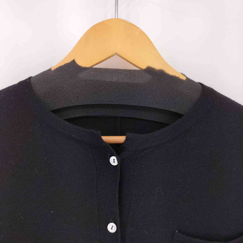 ミズイロインド mizuiro ind knitted stand collar shirt OP レディース