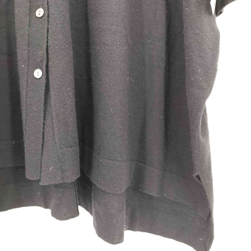 ミズイロインド mizuiro ind knitted stand collar shirt OP レディース