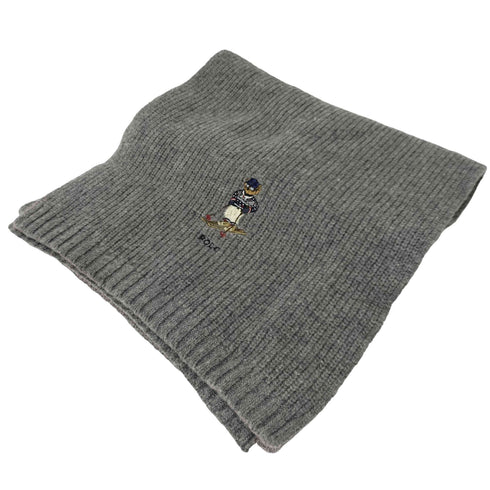 ポロラルフローレン POLO RALPH LAUREN ポロベア 刺繍 ナイロンウール マフラー メンズ