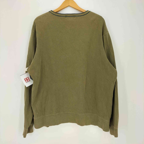 ポロバイラルフローレン Polo by RALPH LAUREN 90-00s ポニー刺繍 Vネック コットンニット メンズ import:XL