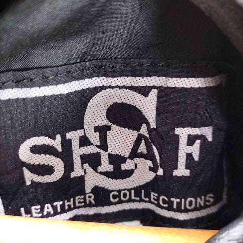 SHAF 本革 レザー フリンジ ウエスタン ジャケット メンズ 42