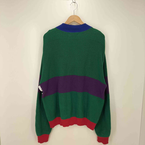 ランズエンド LANDS END 90s-00s クレイジーパターン コットンニット メンズ JPN:L