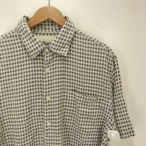 vintage silk 100%シルク 総柄 アロハシャツ メンズ JPN:XL