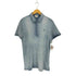 ディーゼル DIESEL グラデーションブルー ポロシャツ メンズ import:XL