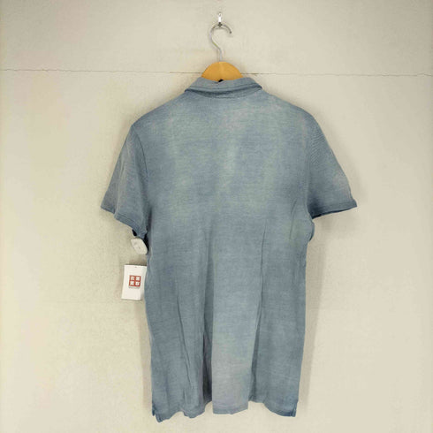 ディーゼル DIESEL グラデーションブルー ポロシャツ メンズ import:XL