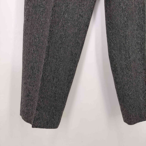 イクシーズ ixi:z 100%ウール 1タック スラックス メンズ