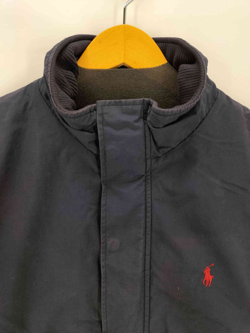 ポロバイラルフローレン Polo by RALPH LAUREN 90s スモールポニー刺繍 裏フリース ナイロンブルゾン メンズ JPN:XL