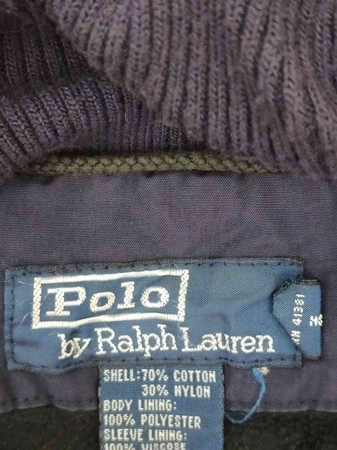 ポロバイラルフローレン Polo by RALPH LAUREN 90s スモールポニー刺繍 裏フリース ナイロンブルゾン メンズ JPN:XL