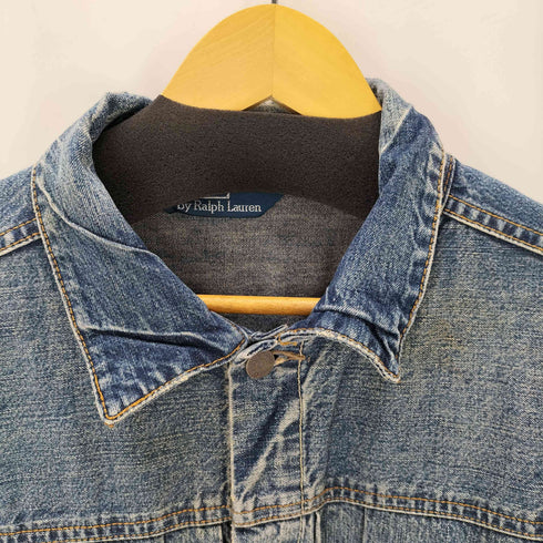 ポロバイラルフローレン Polo by RALPH LAUREN 90S 三角タグ 2nd 型 デニム トラッカー ジャケット メンズ import:L