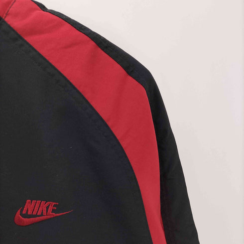 ナイキ NIKE 00S 08AW グレータグ ロゴ 刺繍 スイッチングカラー ジャケット ブルゾン メンズ import:M
