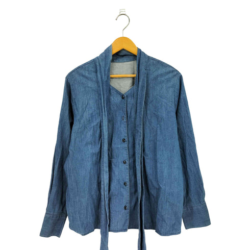 S.GIRASOLE デニム ロングスリーブ シャツ レディース FREE