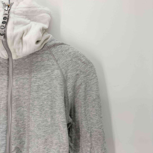 ディーゼル DIESEL Y2K スタッズ ジップアップスウェット ハイネック レディース import:M