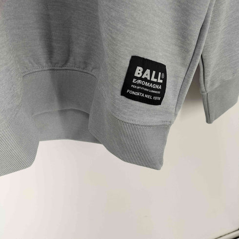 BALL ストレッチダンボール シルバージェル ロゴプリント スウェット メンズ JPN:L
