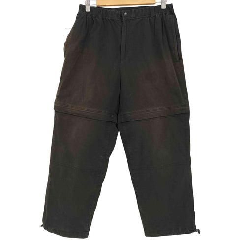 デタッチャブル ワイドパンツ 裾ドローコード メンズ XXL