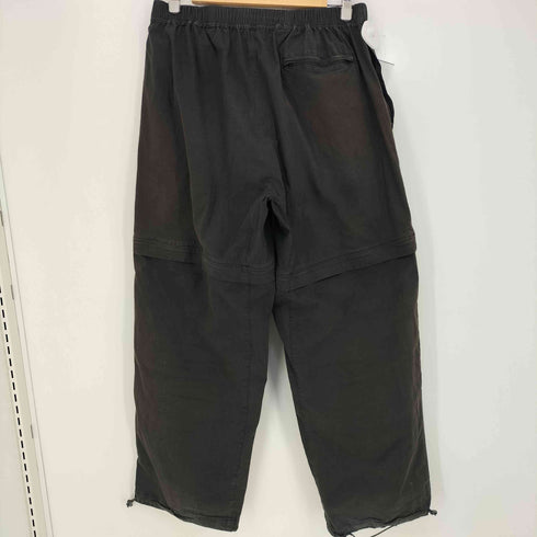 デタッチャブル ワイドパンツ 裾ドローコード メンズ XXL
