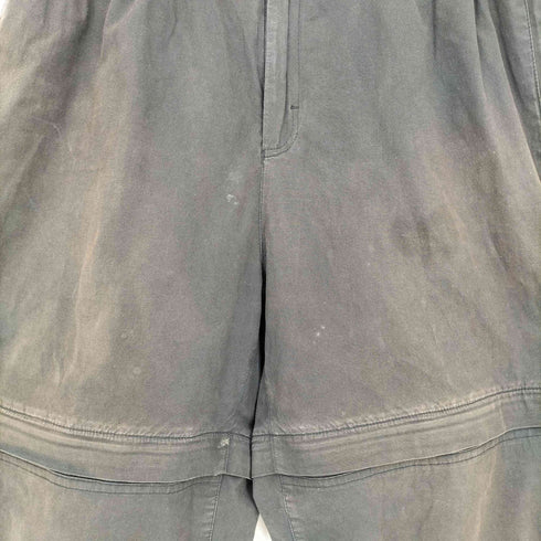 デタッチャブル ワイドパンツ 裾ドローコード メンズ XXL