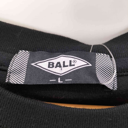 BALL エンボス加工 プリント Tシャツ メンズ JPN:L