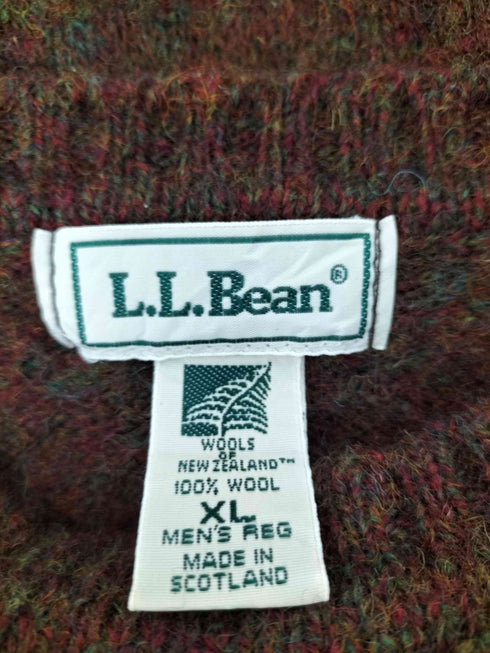 エルエルビーン L.L.Bean 90s スコットランド製 メランジニットセーター メンズ JPN:XL