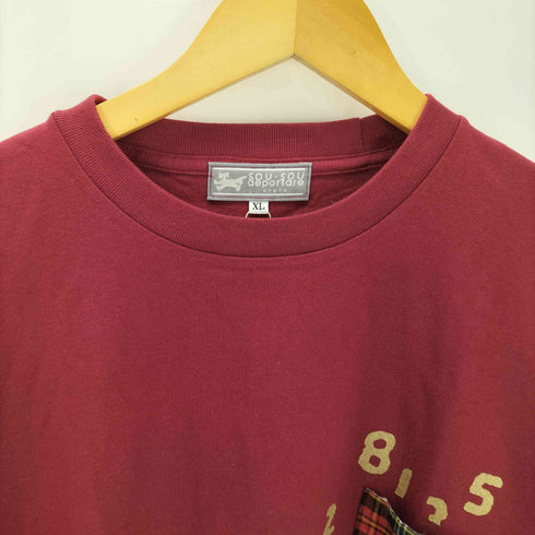 ソウソウ SOU・SOU 長袖 ポケット Tシャツ 5.6 メンズ JPN:XL