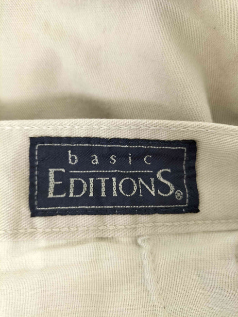 ベーシックエディションズ BASIC EDITIONS 90s 2タックワイドチノパンツ メンズ W36L30