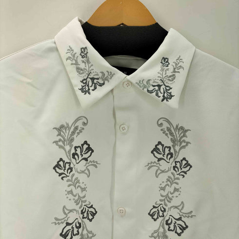 アズールバイマウジー AZUL by moussy 23SS 刺繍 デザイン シャツ ユニセックス メンズ L-XL