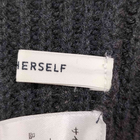 DRESS HERSELF シルクウール プルオーバーニット レディース M-L