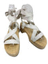 ジルサンダー JIL SANDER lace up clog sandals レザーストラップ ウッドサンダル レディース