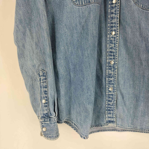 ローレンジーンズカンパニー LAUREN JEANS COMPANY 90-00S デニム L/S ウエスタンシャツ レディース import:S