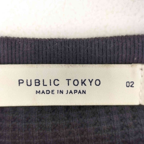 パブリックトウキョウ PUBLIC TOKYO グラデーションサーマルトップス メンズ JPN:2