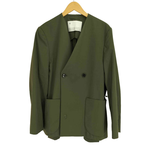 ヴォアーブ VOAAOV 21SS WASHABLE WOOL NO COLLAR JACKET メンズ JPN:2