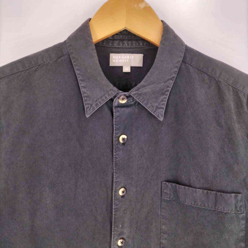 マーガレットハウエル MARGARET HOWELL コットンウール ボタンダウンシャツ メンズ JPN:M