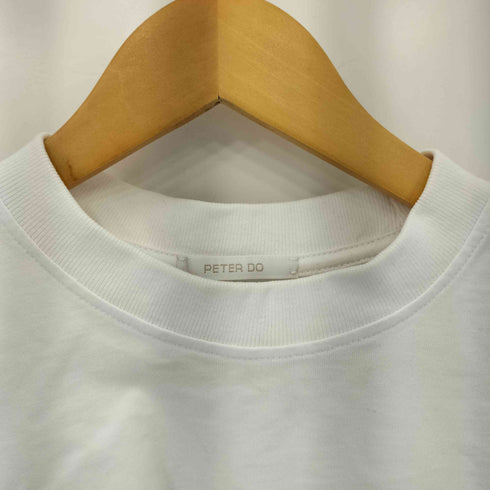 PETER DO ワンポイントロゴ コットン クルーネック 半袖Tシャツ import メンズ S