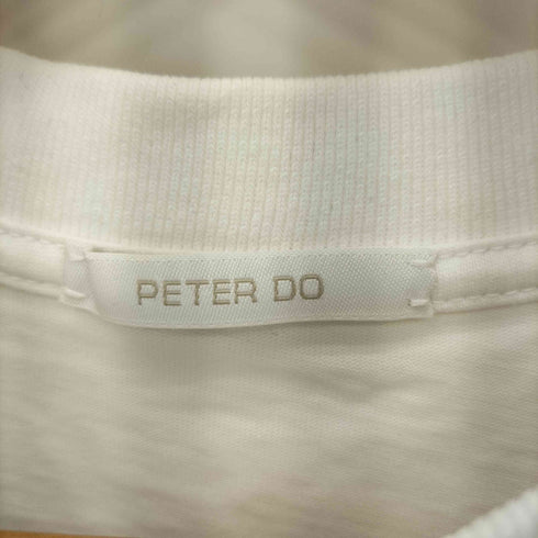 PETER DO ワンポイントロゴ コットン クルーネック 半袖Tシャツ import メンズ S