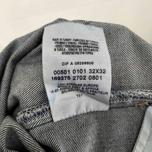 リーバイス Levis トルコ製 ユーロリーバイス T01 501 デニムパンツ メンズ 32X32