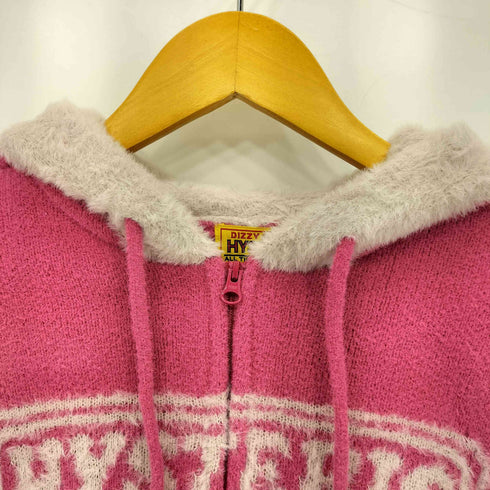 ヒステリックグラマー HYSTERIC GLAMOUR Jacquard Fabric Hoodie レディース FREE
